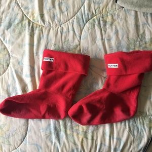 Hunter Rainboot Socks in Red